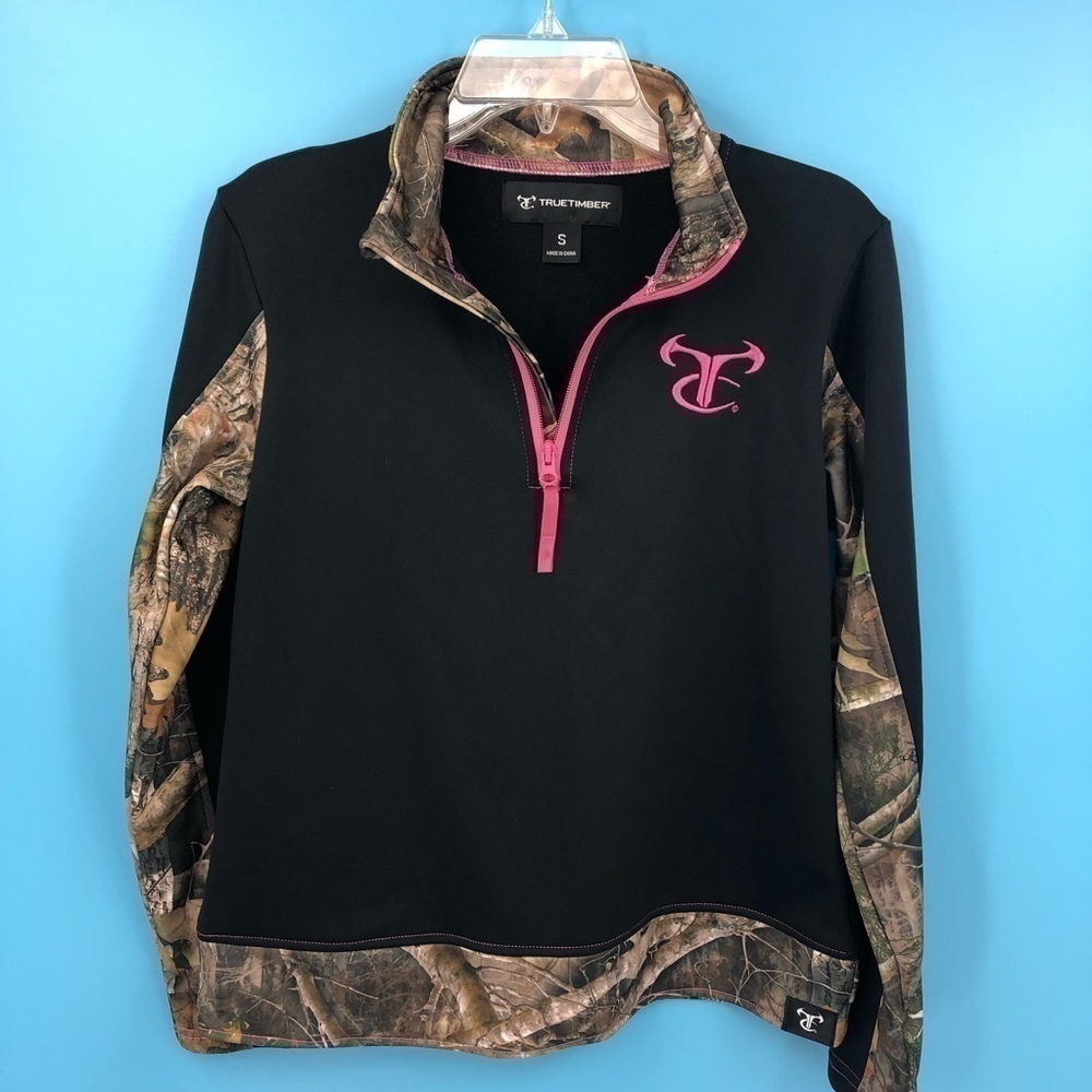 True Timber Camoflauge Women’s S Pullover Sweatshirt Jacket Top RN# 141062 - Picture 3 of 7